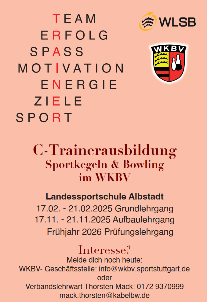 c trainerausbildung 2025 2026